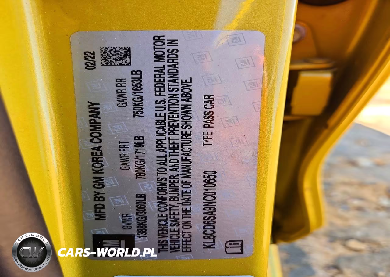 2022 Chevrolet Spark 1Lt VIN:KL8CD6SA9NC010650 - 13