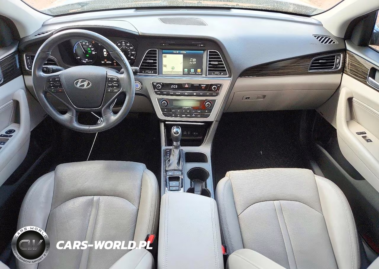 2017 Hyundai Sonata Hybrid Limited VIN:KMHE34L38HA063567 - 8