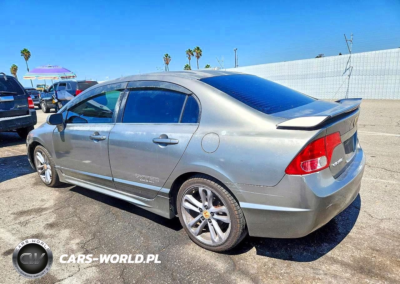 2008 Honda Civic Si VIN:2HGFA55508H709304 - 2