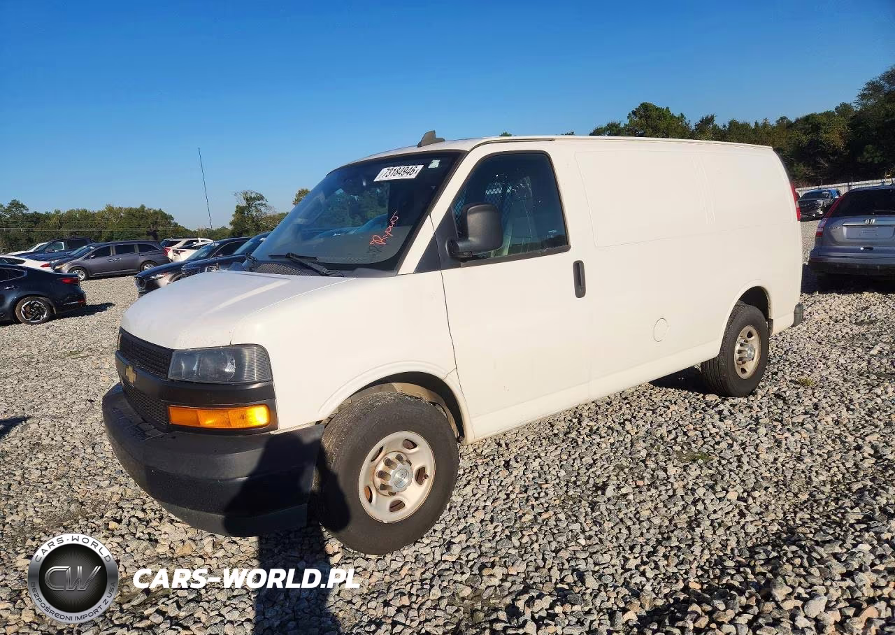 2019 Chevrolet Express 3500 Cargo Delivery Van VIN:1GCZGGFG1K1168162 - 1