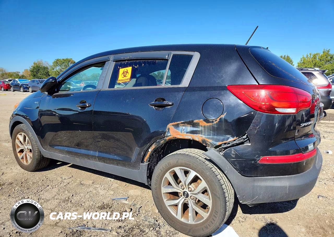 2014 Kia Sportage Lx VIN:KNDPBCAC9E7657705 - 2