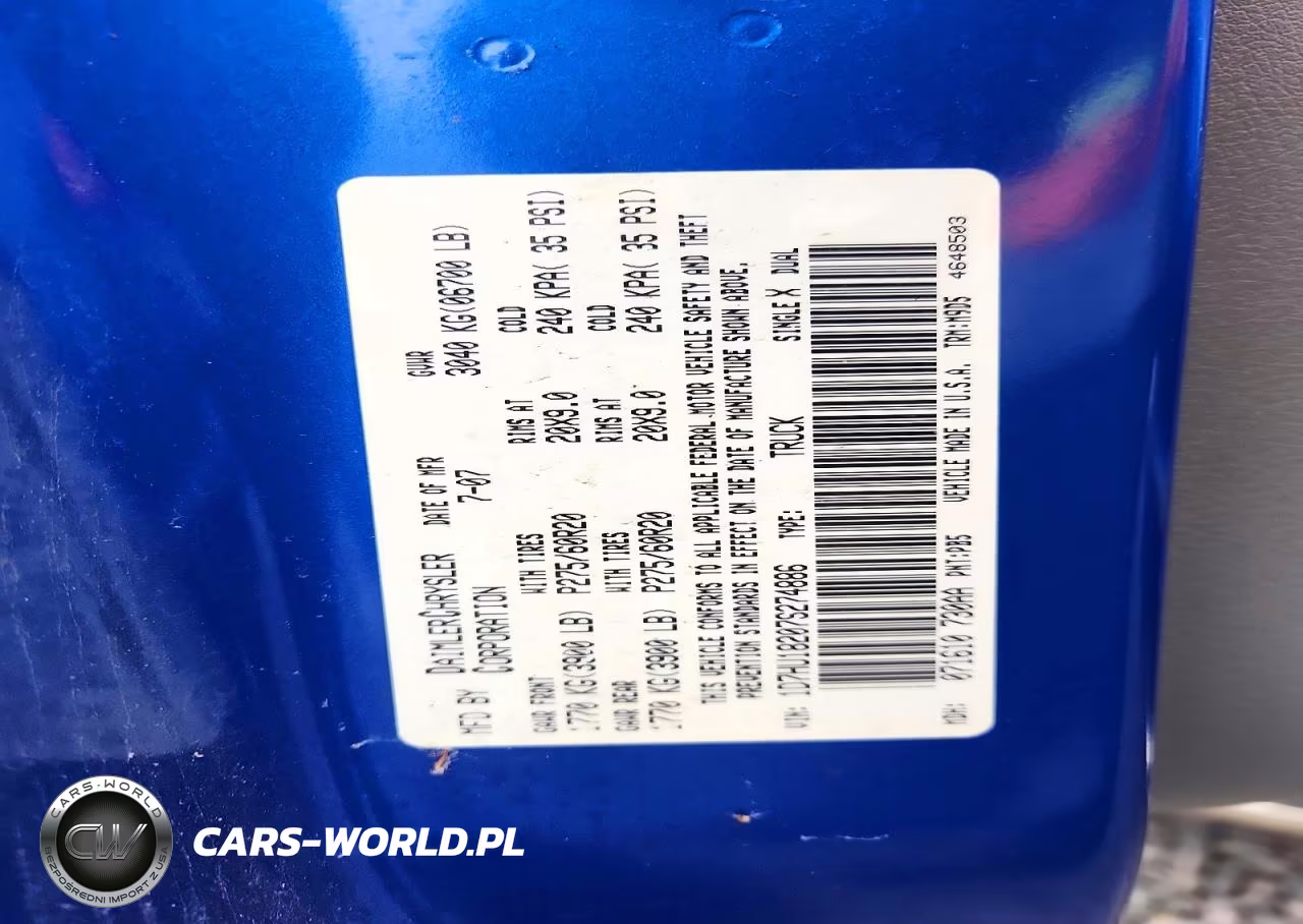 2007 Dodge Ram 1500 St VIN:1D7HU18207S274886 - 12