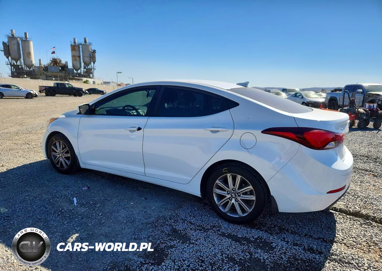 2016 Hyundai Elantra Se VIN:5NPDH4AE9GH727954 - 2