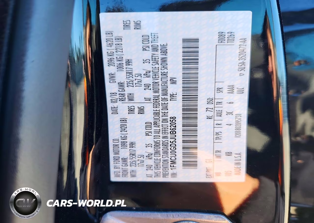 2018 Ford Escape Se VIN:1FMCU0GD5JUB62058 - 13