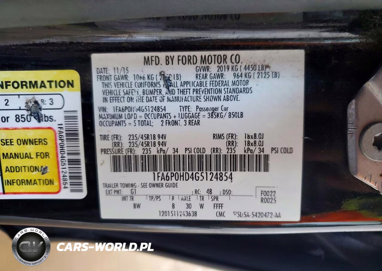 2016 Ford Fusion Se VIN:1FA6P0HD4G5124854 - 12