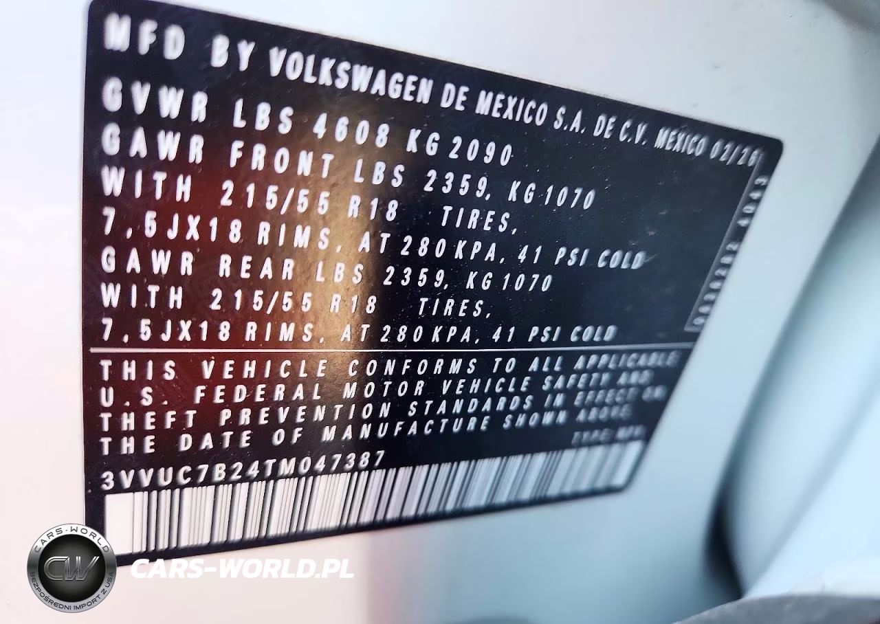 2026 Volkswagen Taos Se VIN:3VVUC7B24TM047387 - 14