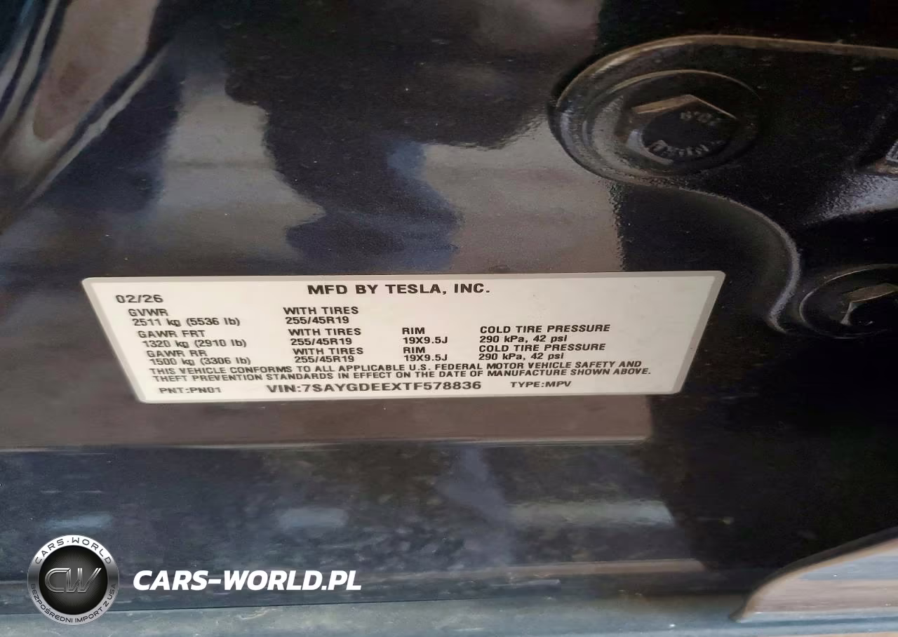 2026 Tesla Model Y VIN:7SAYGDEEXTF578836 - 13