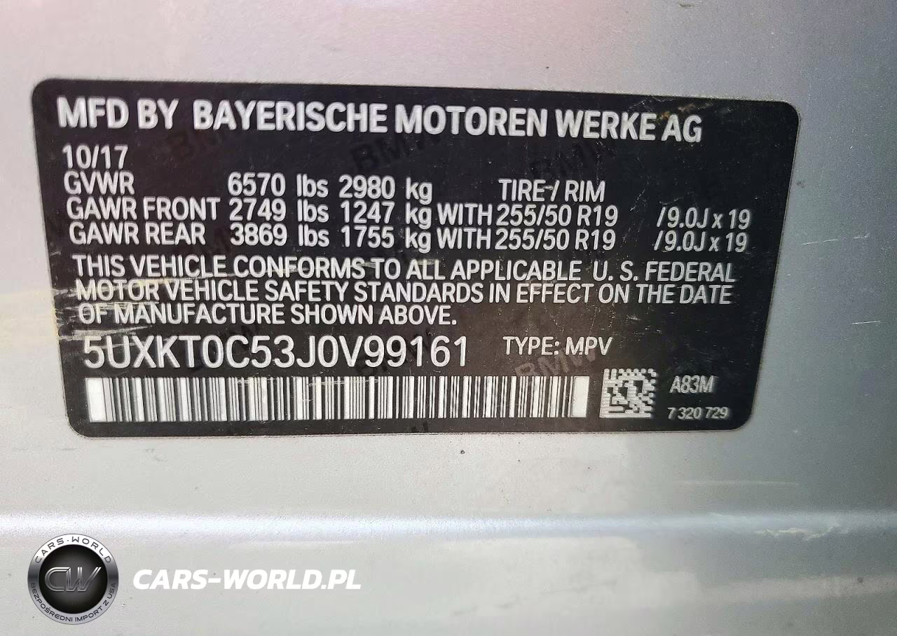 2018 BMW X5 Xdr40E VIN:5UXKT0C53J0V99161 - 13