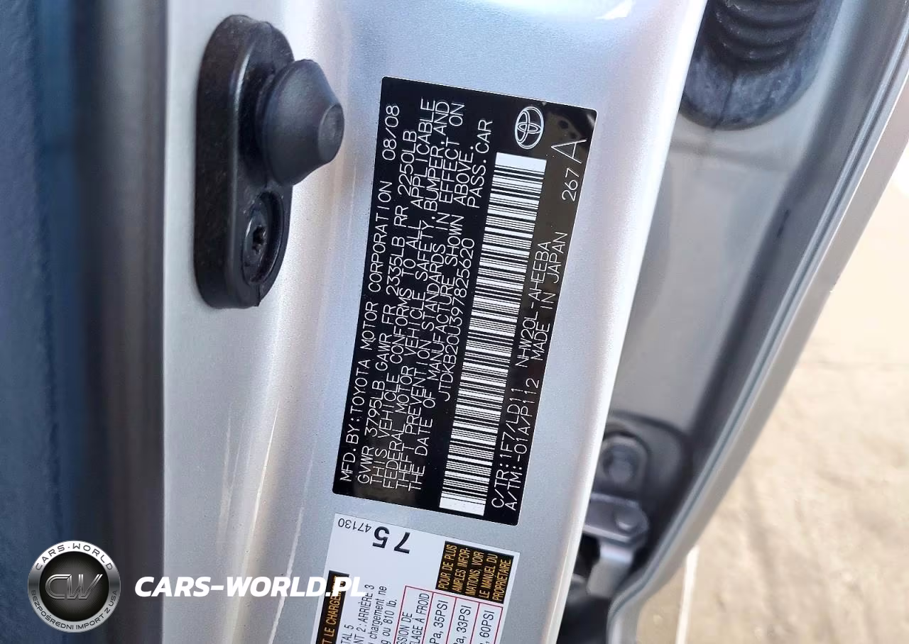 2009 Toyota Prius Base VIN:JTDKB20U397825620 - 12