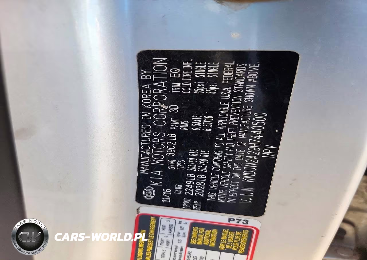 2017 Kia Soul Base VIN:KNDJN2A29H7440500 - 12