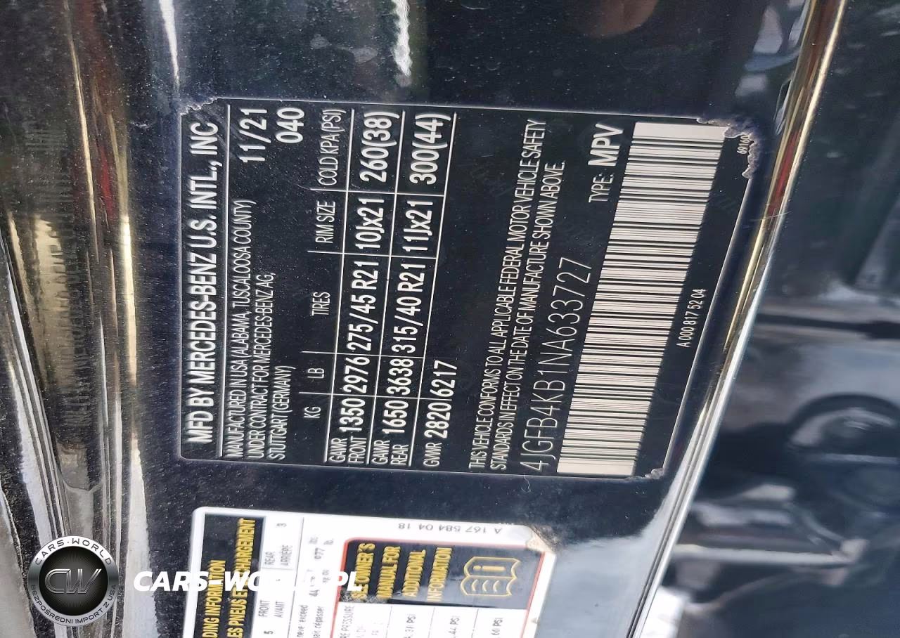 2022 Mercedes-Benz Gle 350 4Matic VIN:4JGFB4KB1NA633727 - 14