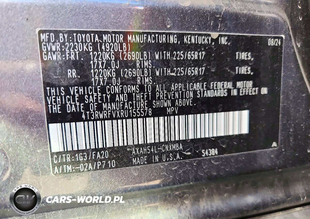 2024 Toyota Rav4 Hybrid Xle VIN:4T3RWRFVXRU155578 - 14