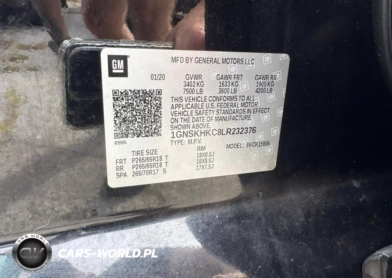 2020 Chevrolet Suburban K1500 Lt VIN:1GNSKHKC8LR232376 - 10