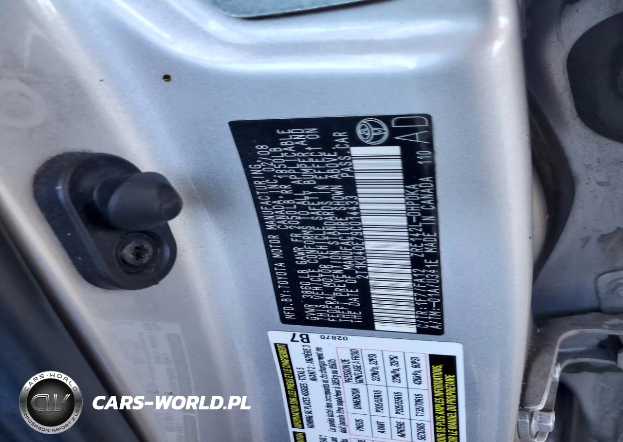 2009 Toyota Matrix Base VIN:2T1KU40E79C014433 - 12