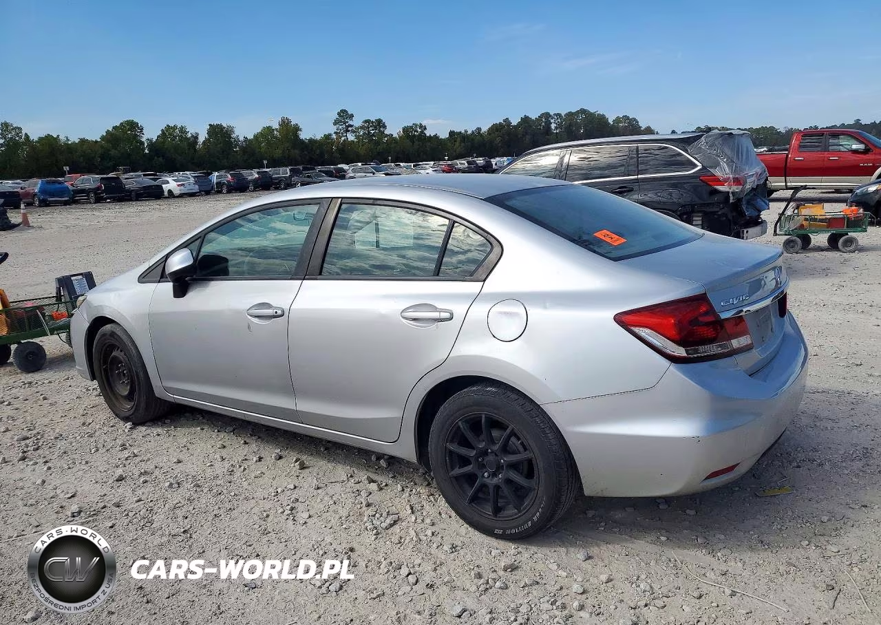 2013 Honda Civic Lx VIN:2HGFB2F55DH596342 - 2