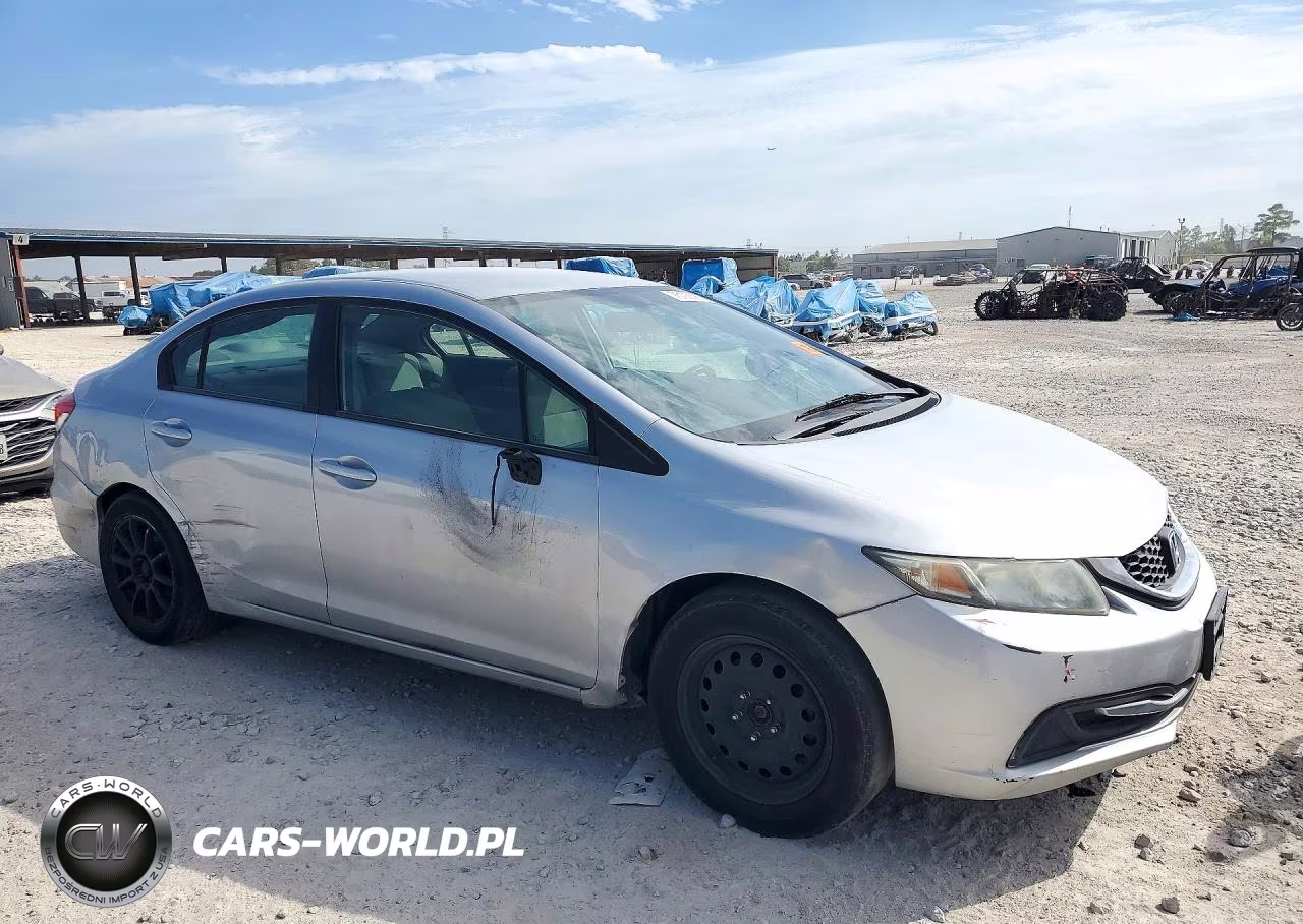 2013 Honda Civic Lx VIN:2HGFB2F55DH596342 - 4