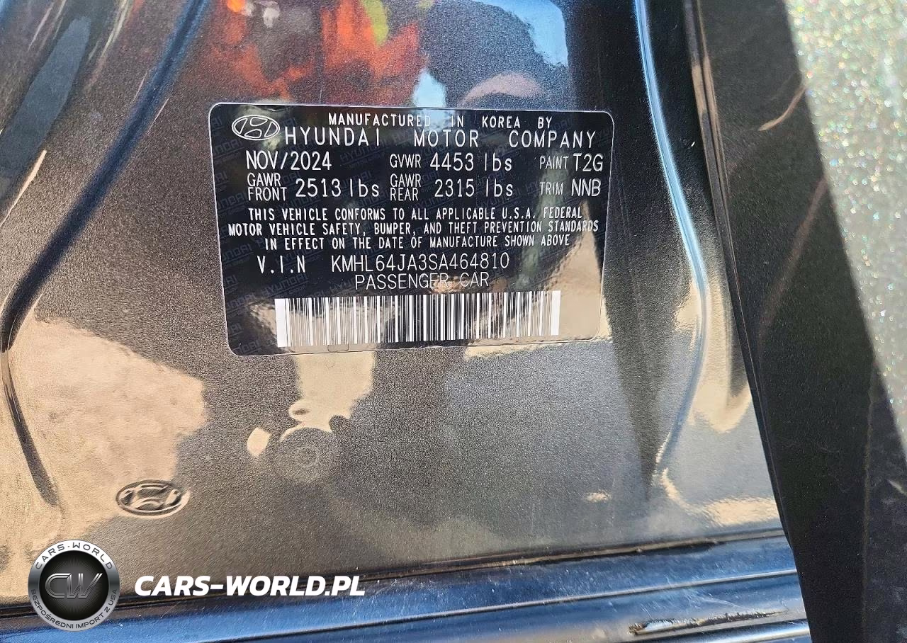 2025 Hyundai Sonata Sel VIN:KMHL64JA3SA464810 - 12