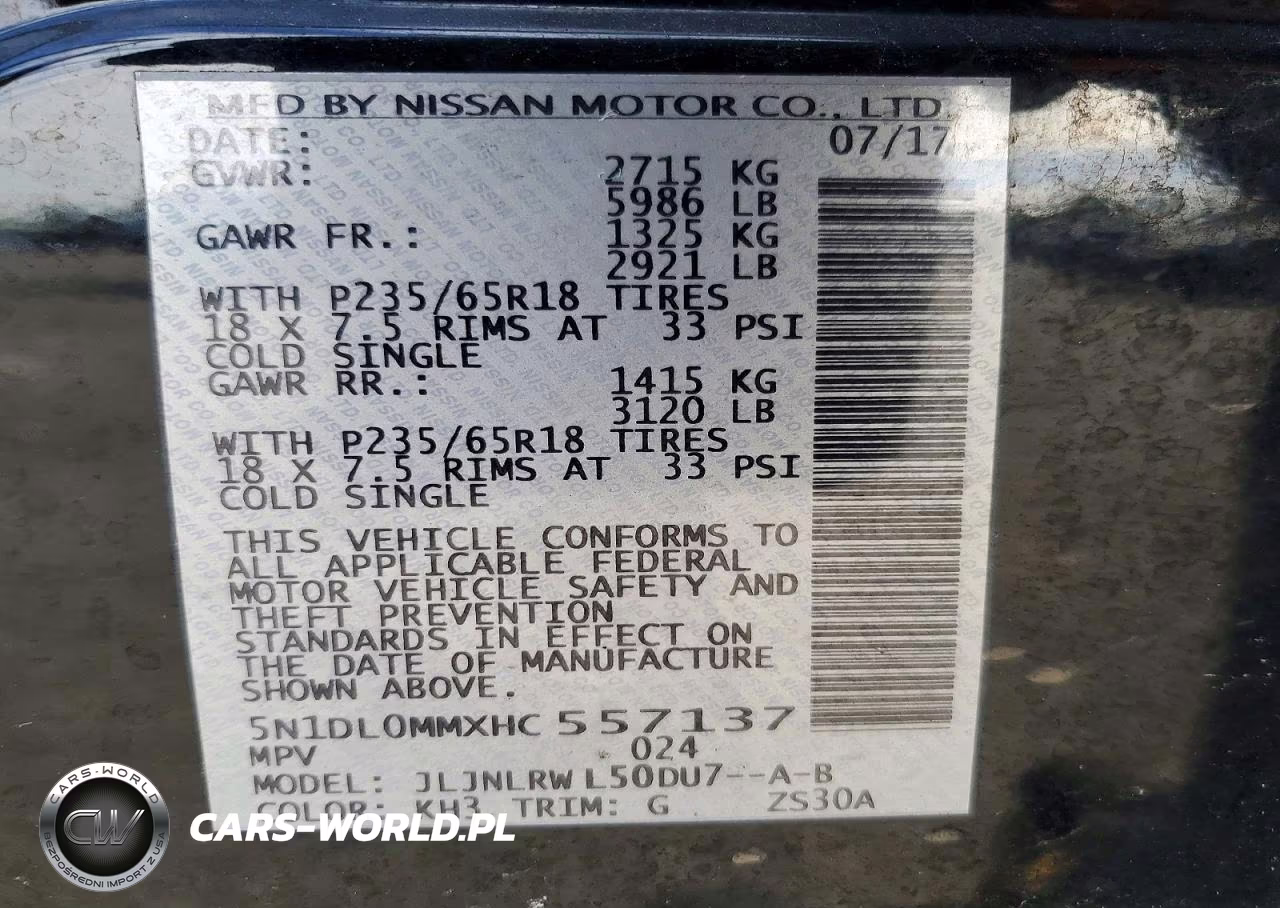 2017 Infiniti Qx60 Base VIN:5N1DL0MMXHC557137 - 13
