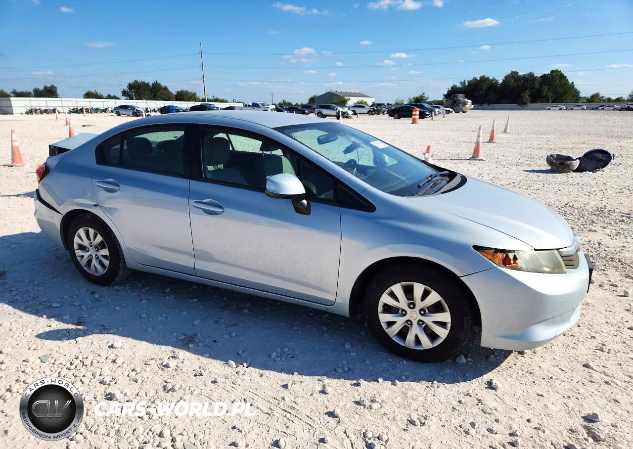 2012 Honda Civic Lx VIN:2HGFB2F50CH517156 - 4