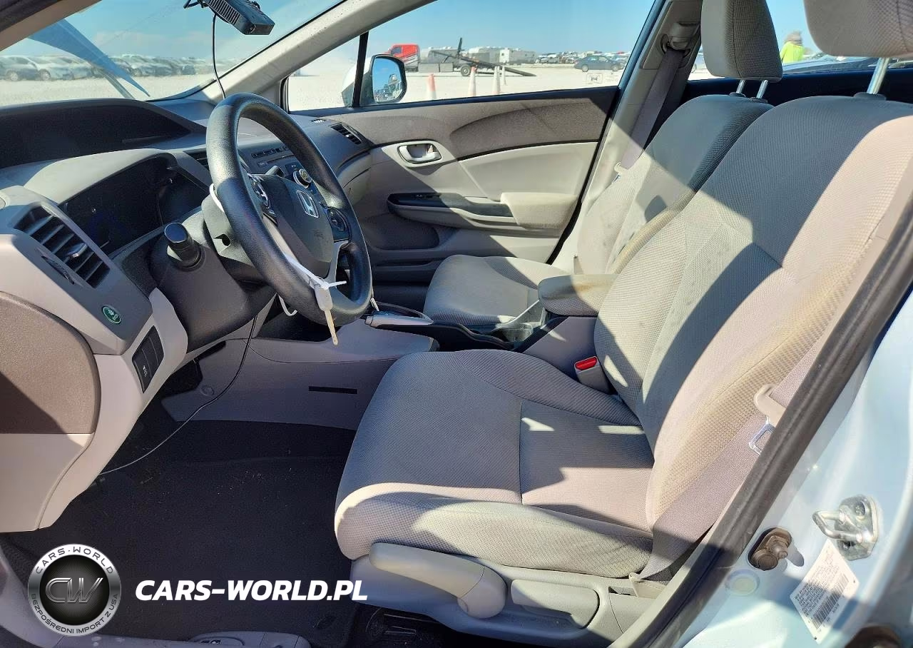 2012 Honda Civic Lx VIN:2HGFB2F50CH517156 - 7