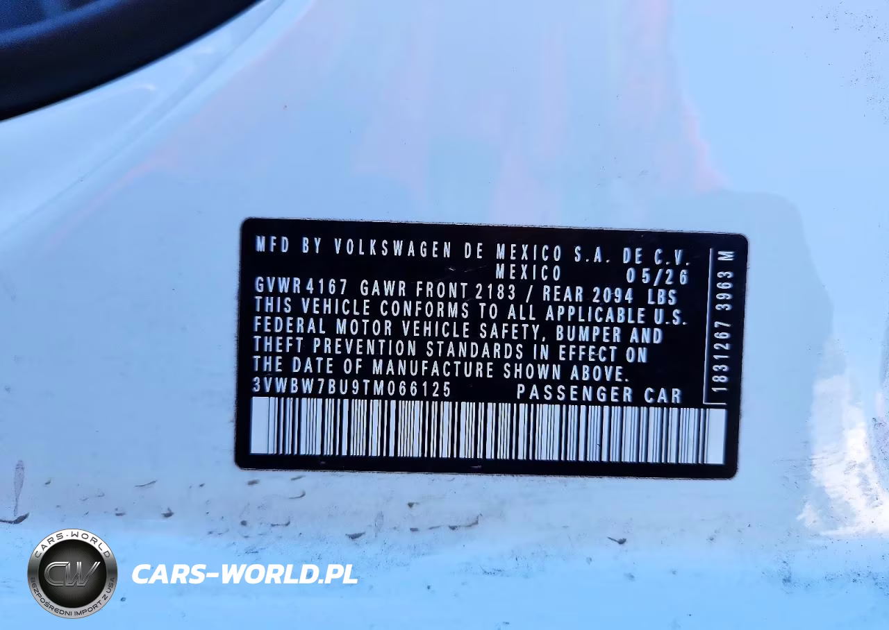 2026 Volkswagen Jetta Sport VIN:3VWBW7BU9TM066125 - 12