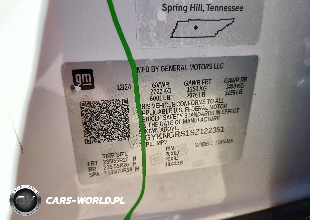 2025 Cadillac Xt5 Sport VIN:1GYKNGRS1SZ122351 - 14