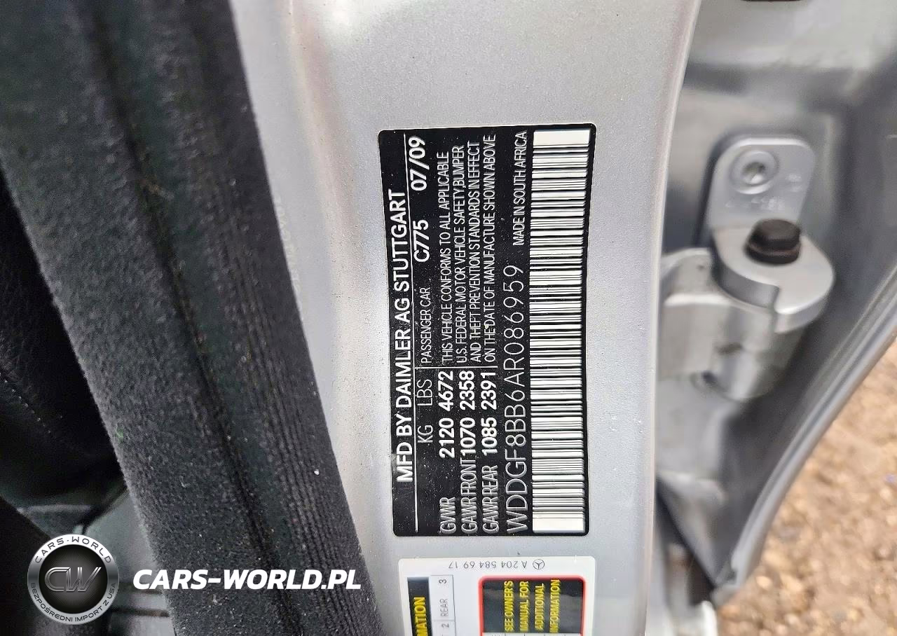 2010 Mercedes-Benz C 300 4Matic VIN:WDDGF8BB6AR086959 - 12
