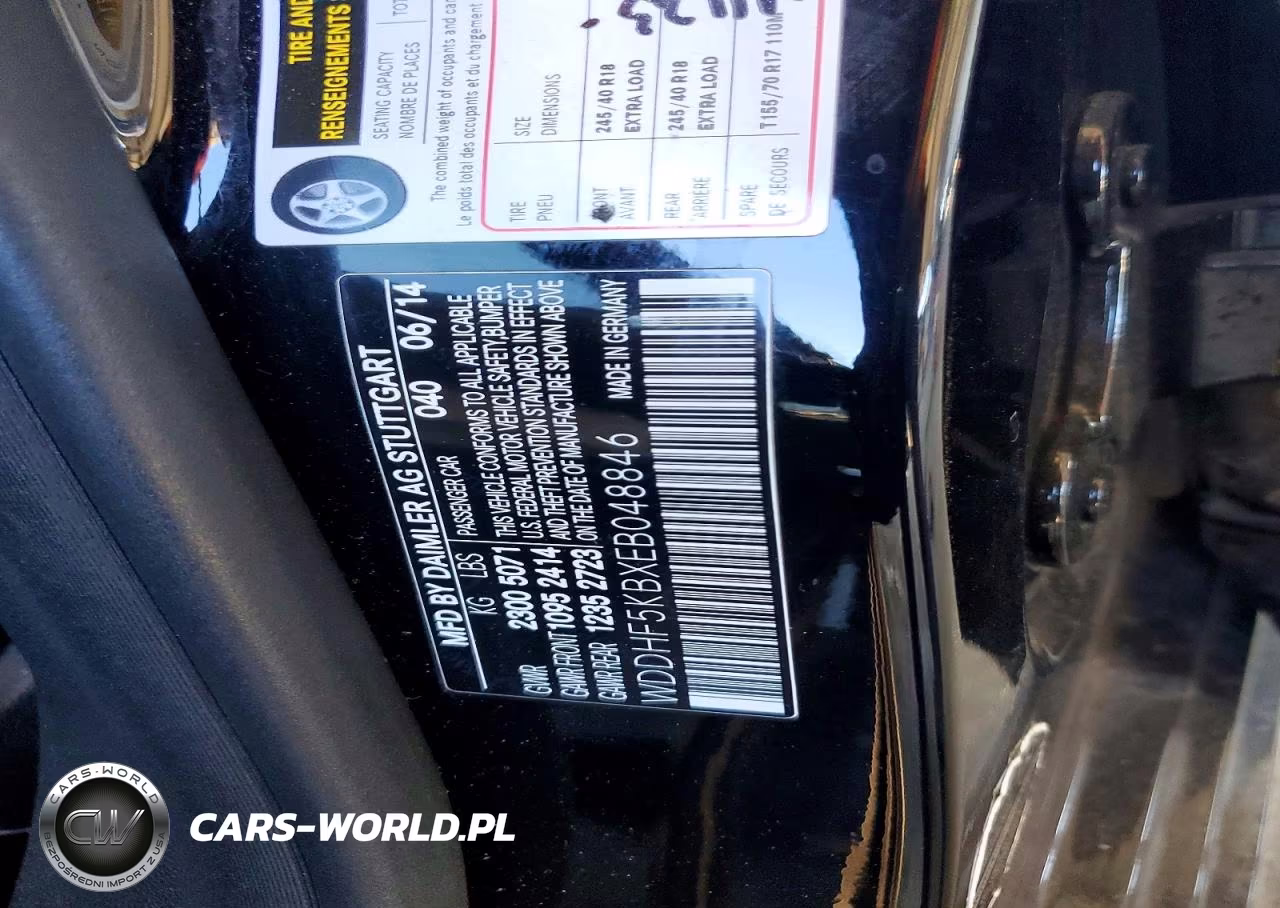 2014 Mercedes-Benz E 350 VIN:WDDHF5KBXEB048846 - 13