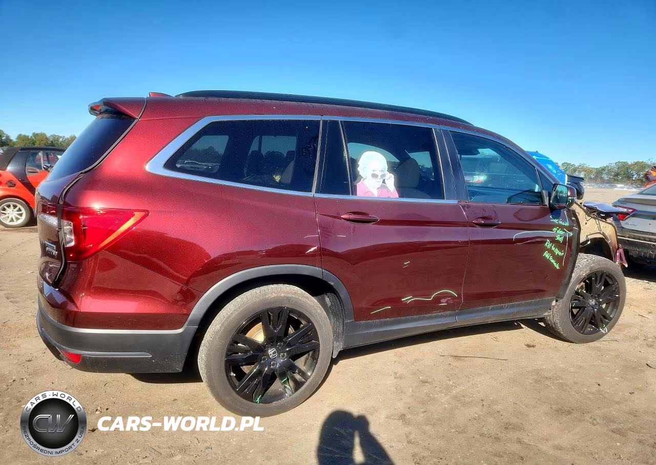 2022 Honda Pilot Se VIN:5FNYF6H25NB027567 - 3