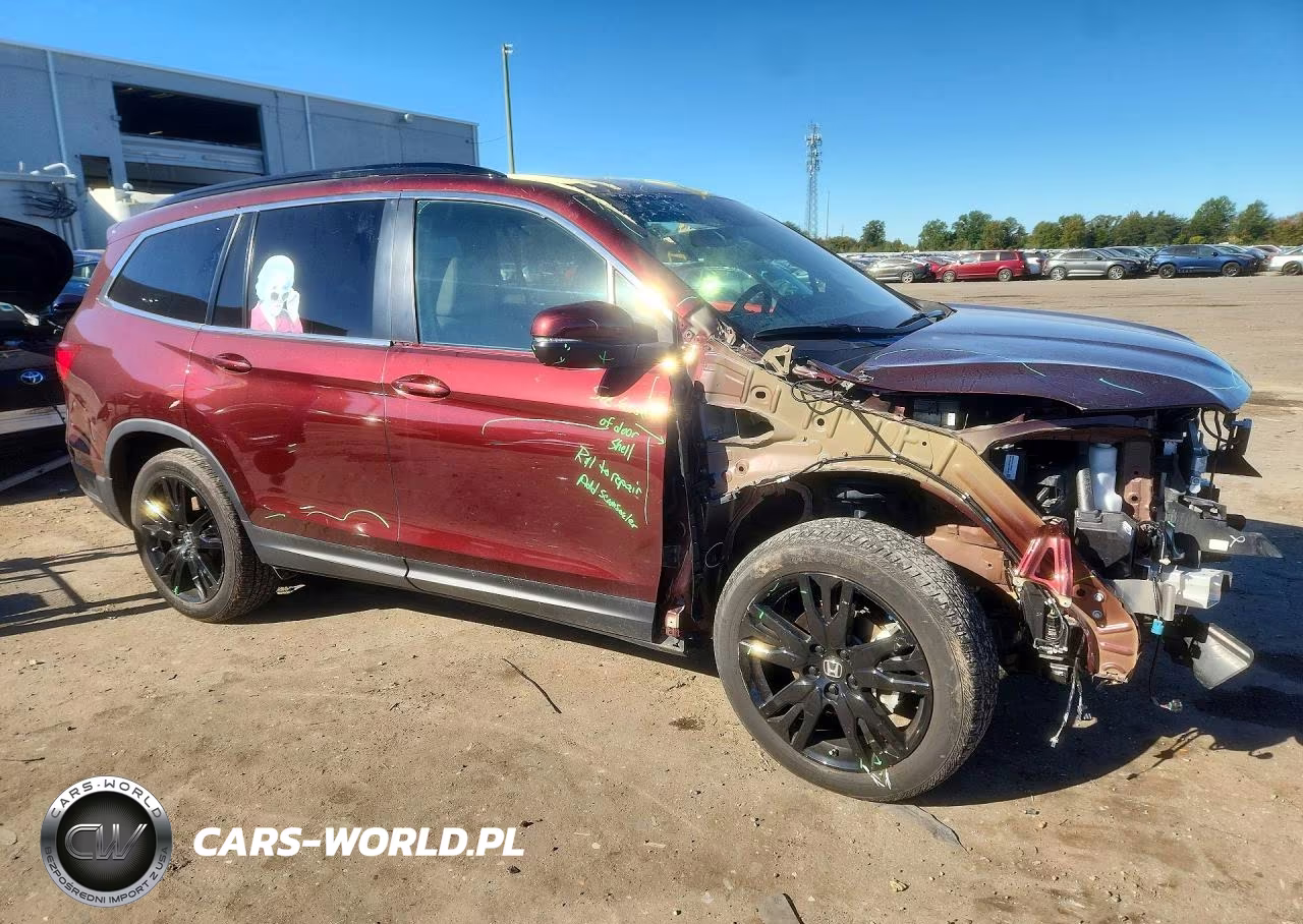 2022 Honda Pilot Se VIN:5FNYF6H25NB027567 - 4