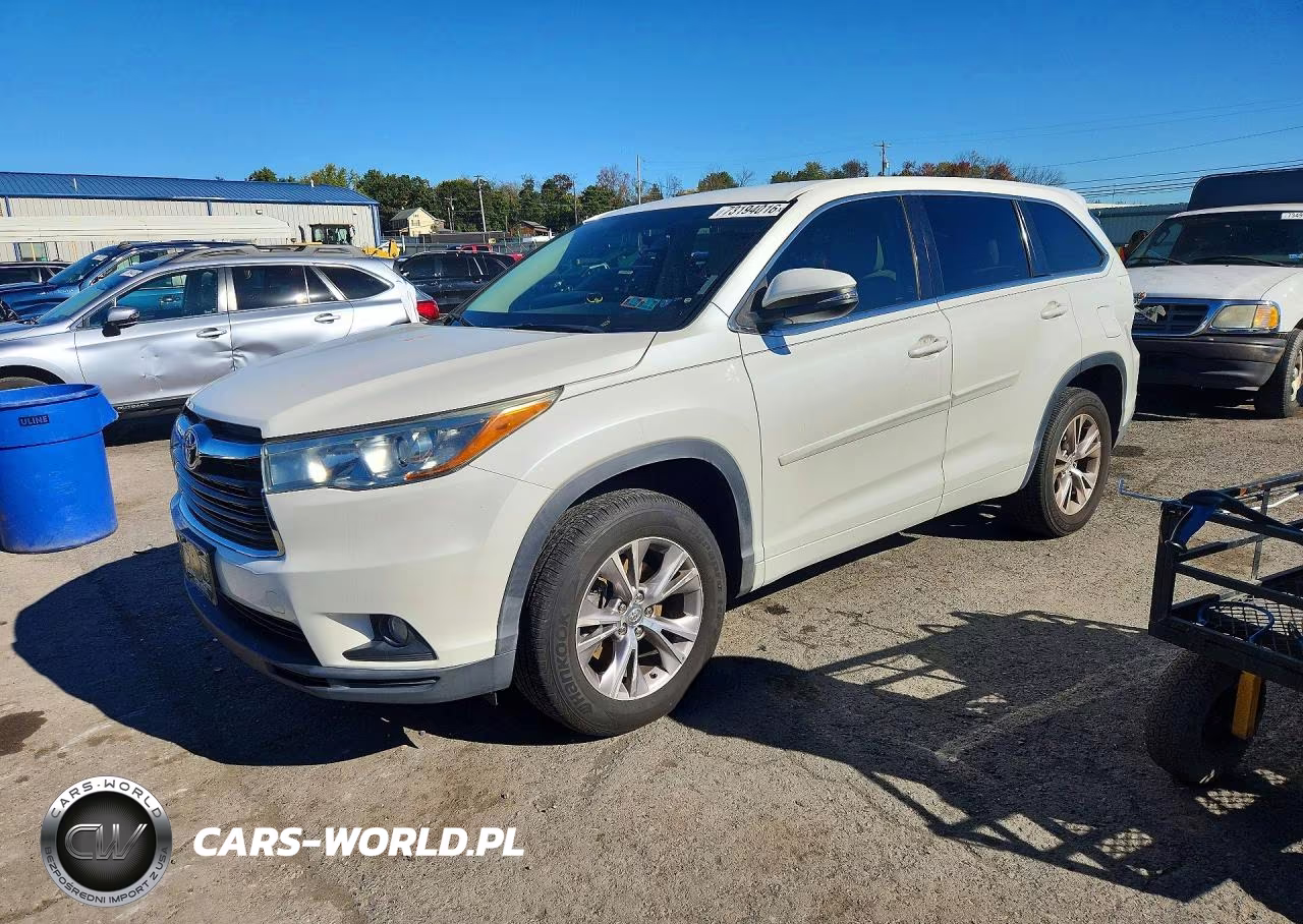 2015 Toyota Highlander Le Plus