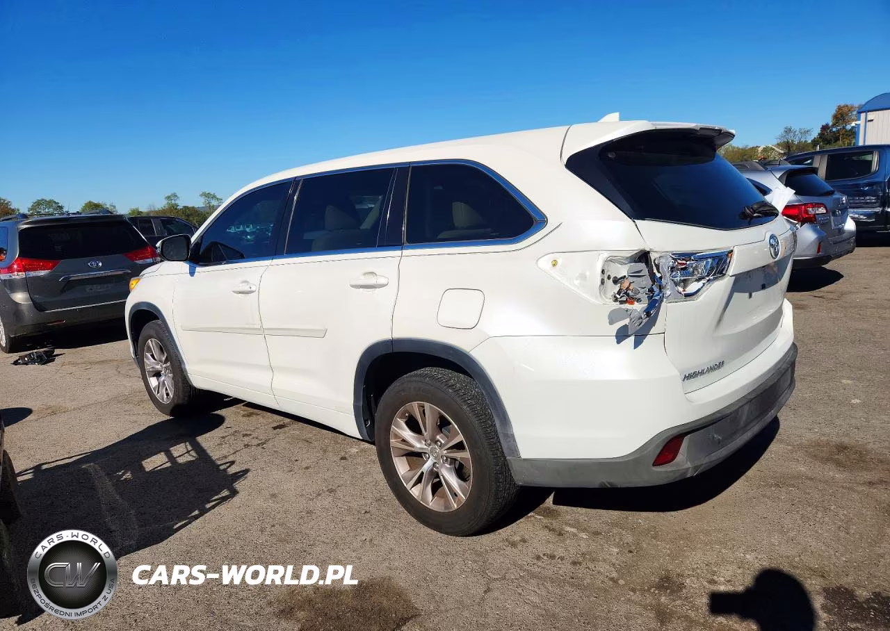 2015 Toyota Highlander Le Plus VIN:5TDZKRFH6FS070837 - 2