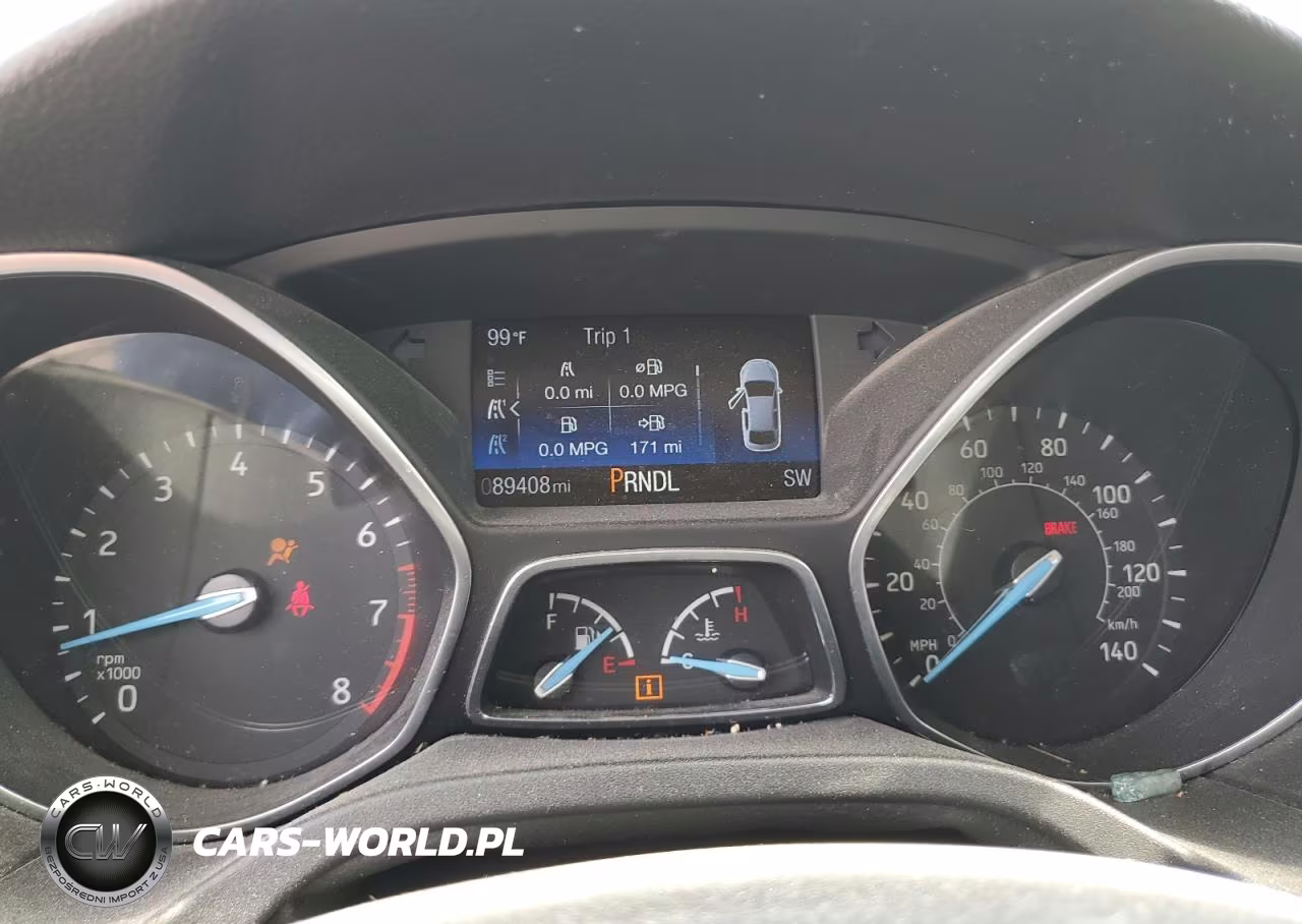 2016 Ford Focus Se VIN:1FADP3F28GL212442 - 9