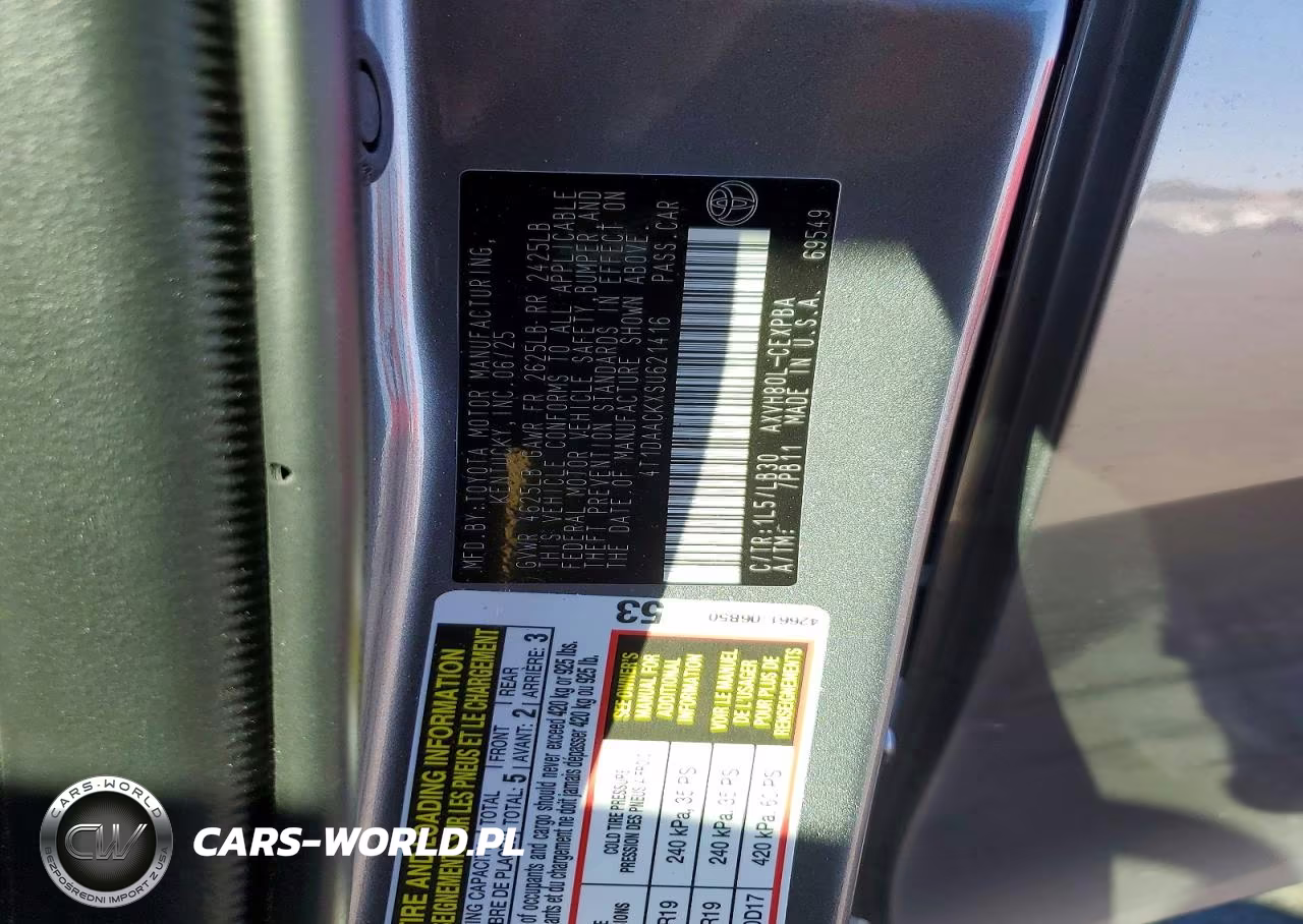 2025 Toyota Camry Xse VIN:4T1DAACKXSU621416 - 12