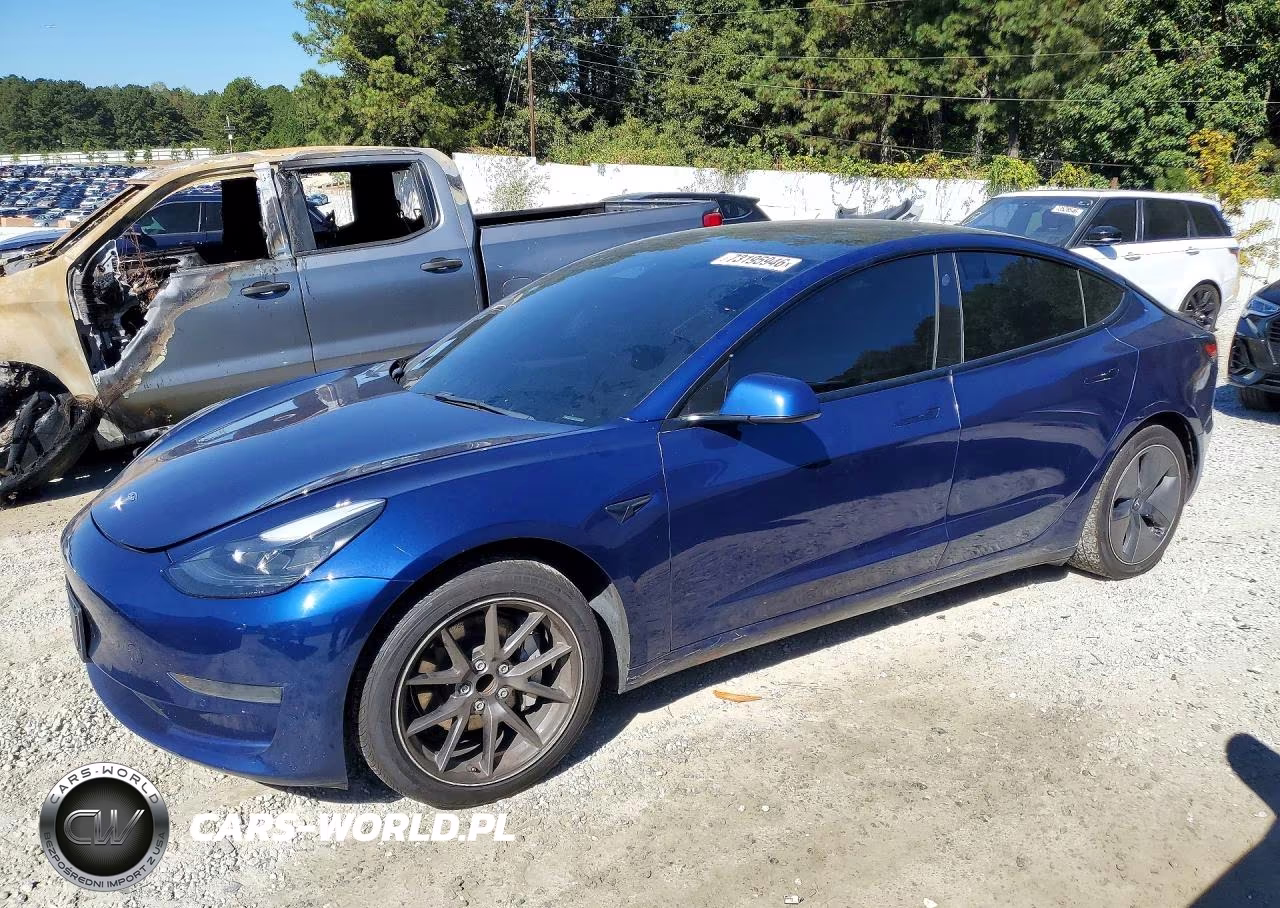 2021 Tesla Model 3 Standard Range Plus Rear-Wheel Drive VIN:5YJ3E1EA9MF093954 - 1