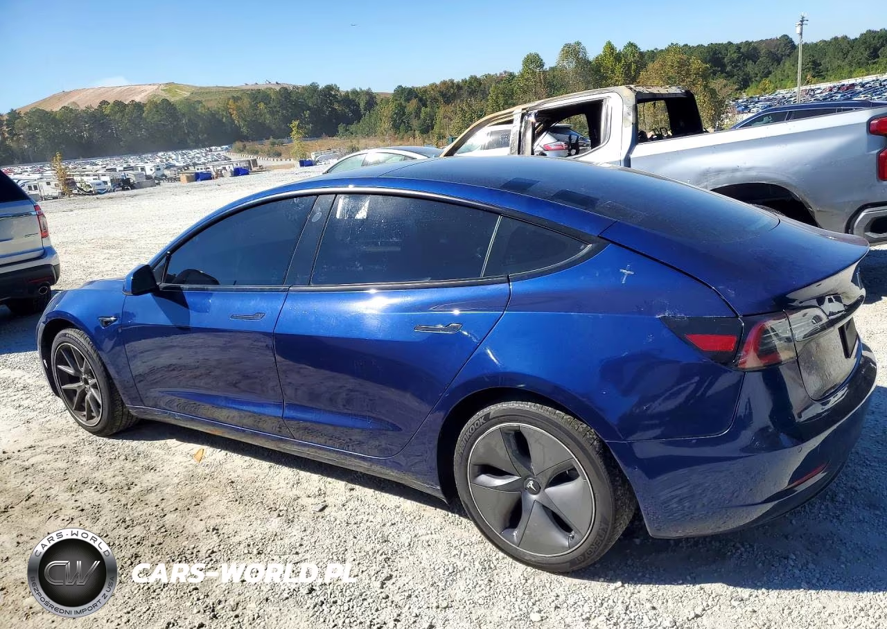 2021 Tesla Model 3 Standard Range Plus Rear-Wheel Drive VIN:5YJ3E1EA9MF093954 - 2