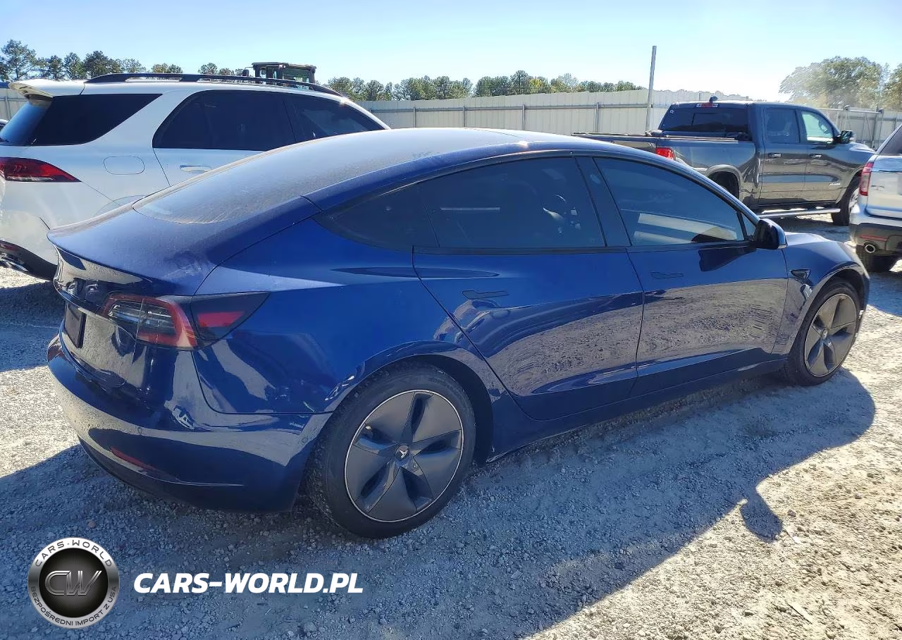 2021 Tesla Model 3 Standard Range Plus Rear-Wheel Drive VIN:5YJ3E1EA9MF093954 - 3