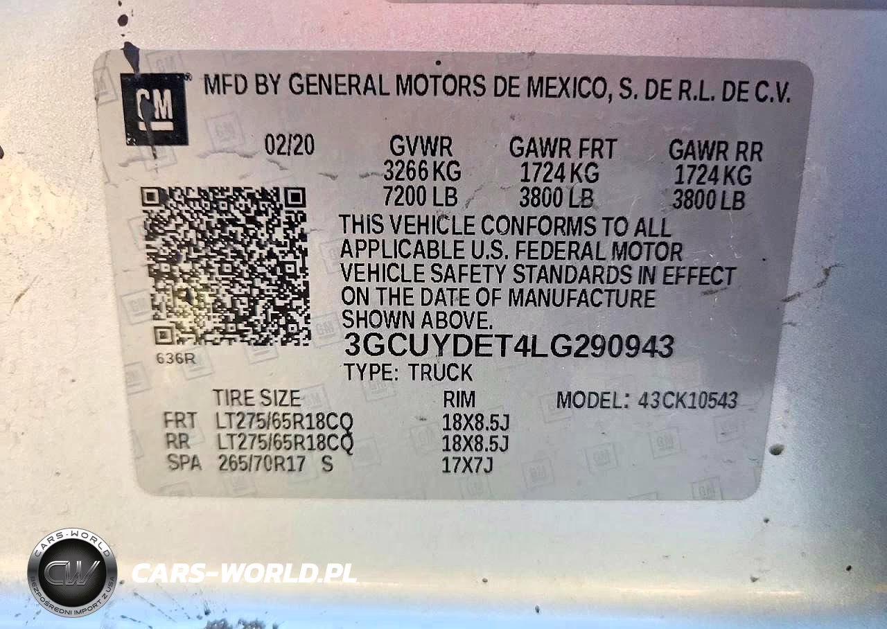 2020 Chevrolet Silverado K1500 Lt VIN:3GCUYDET4LG290943 - 12