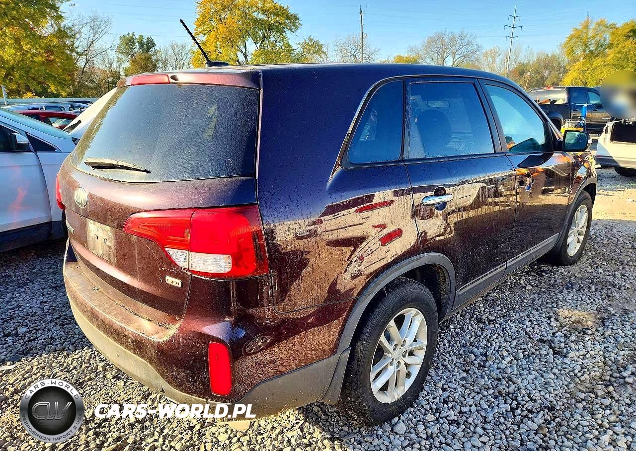 2014 Kia Sorento Lx VIN:5XYKT3A66EG514571 - 3
