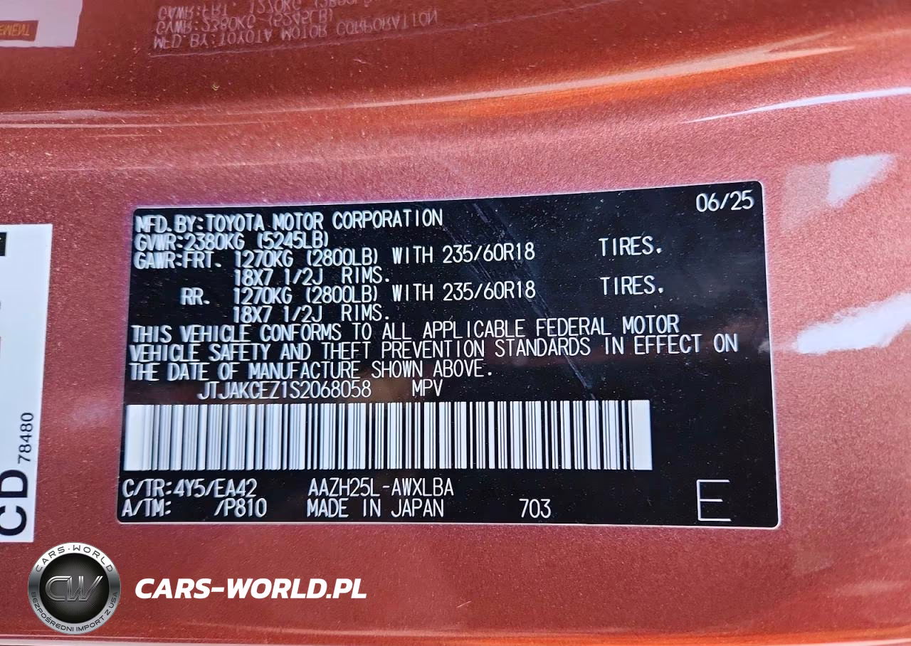 2025 Lexus Nx 350H Base VIN:JTJAKCEZ1S2068058 - 13