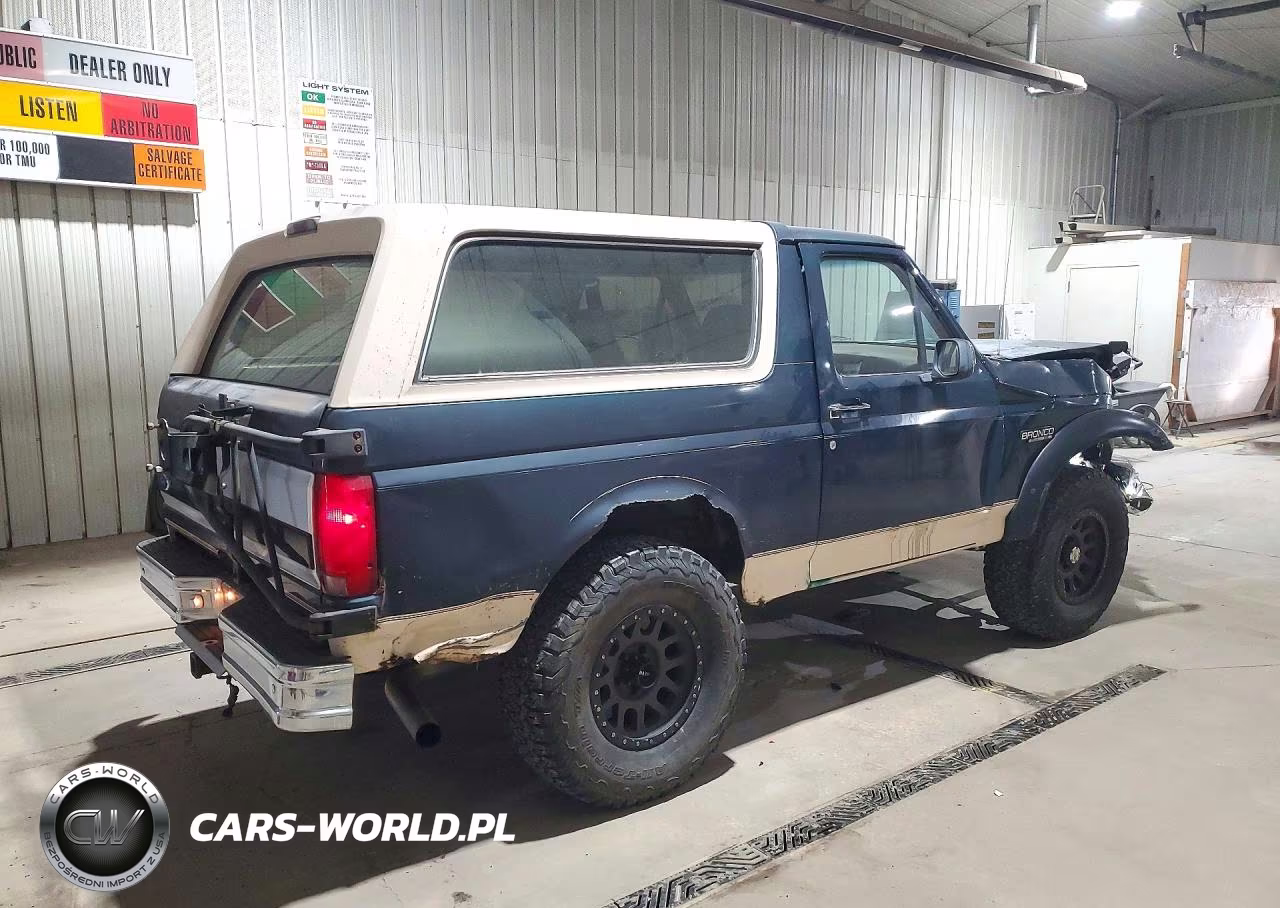 1993 Ford Bronco U100 VIN:1FMEU15N6PLA15644 - 3