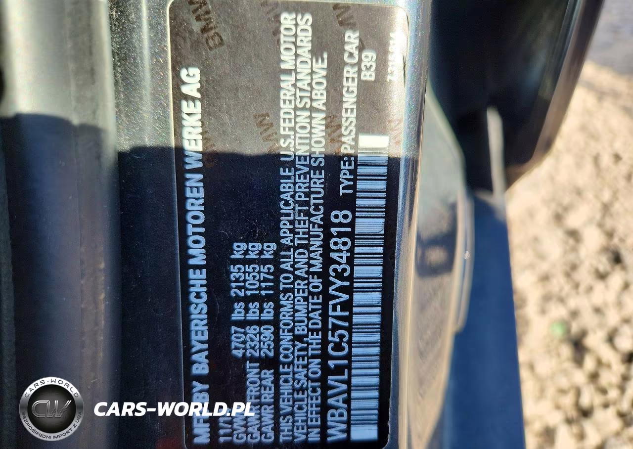 2015 BMW X1 xDrive28I VIN:WBAVL1C57FVY34818 - 12