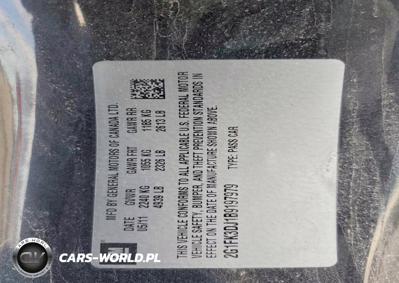 2011 Chevrolet Camaro 2Ss VIN:2G1FK3DJ1B9197979 - 12
