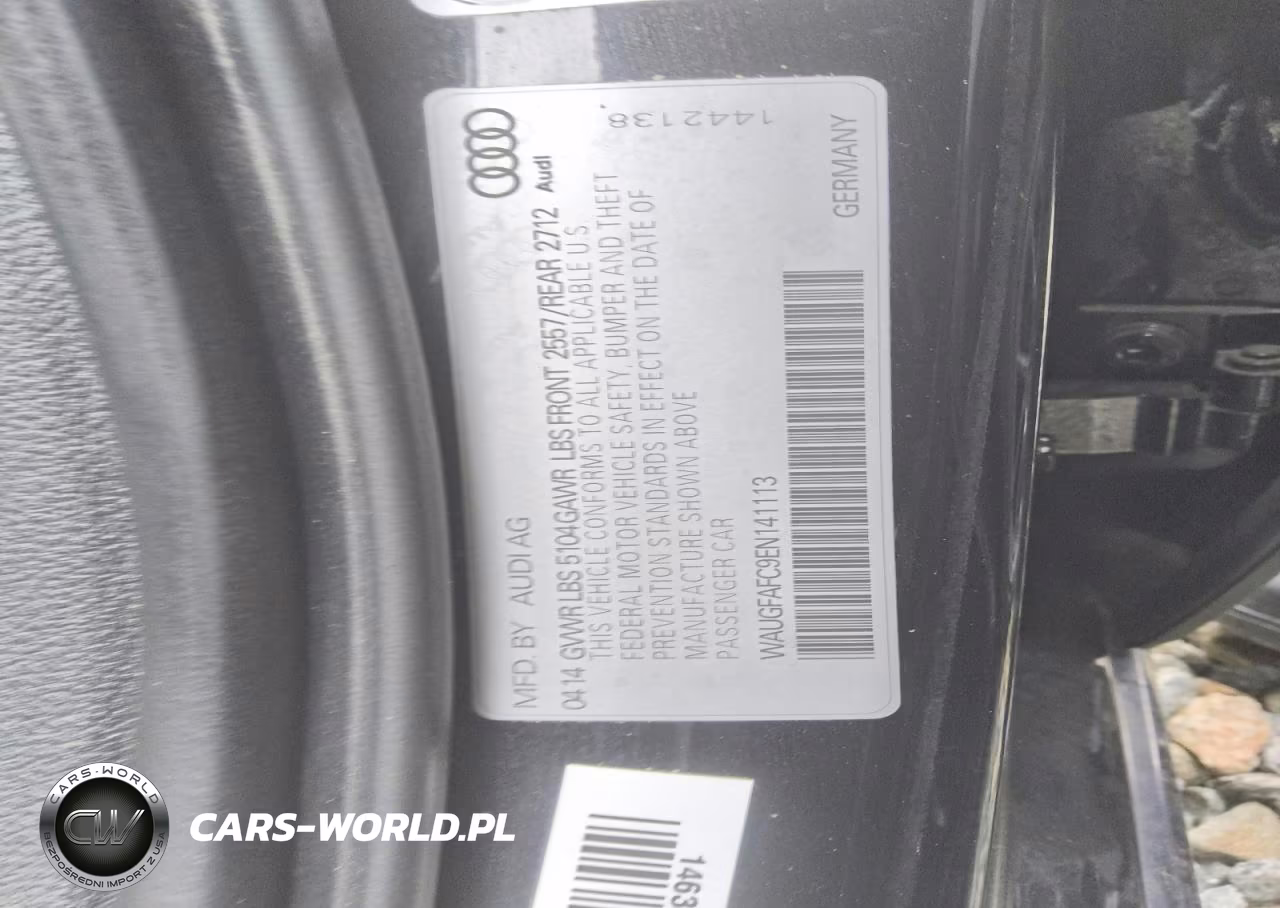2014 Audi A6 Premium Plus VIN:WAUGFAFC9EN141113 - 12