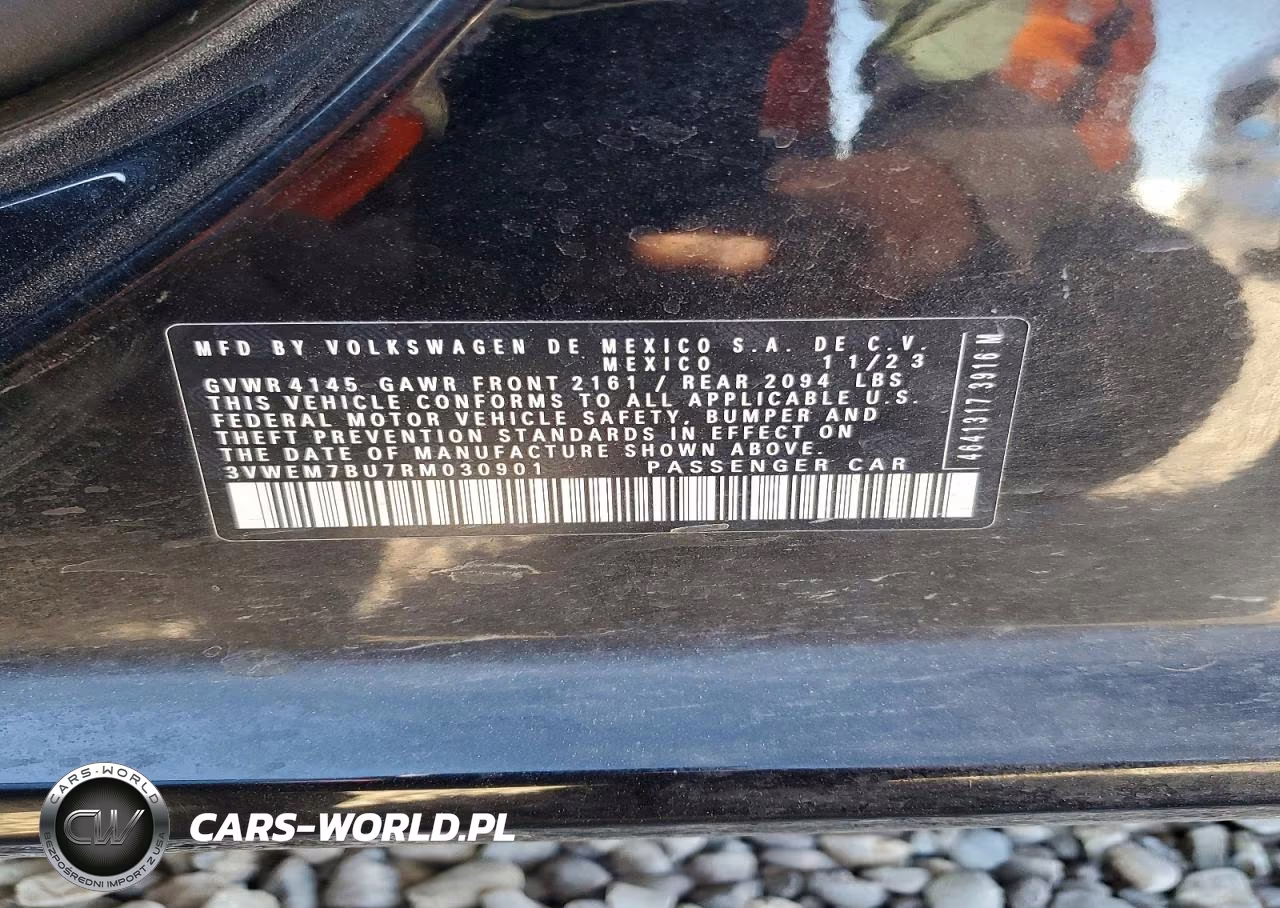 2024 Volkswagen Jetta Se VIN:3VWEM7BU7RM030901 - 12