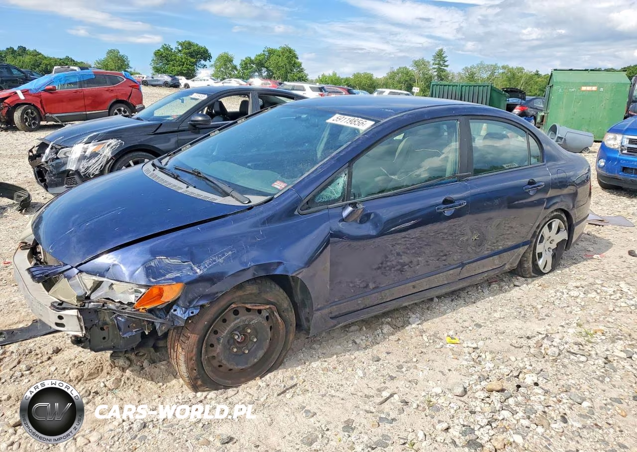 2008 Honda Civic Lx VIN:1HGFA15568L049474 - 1
