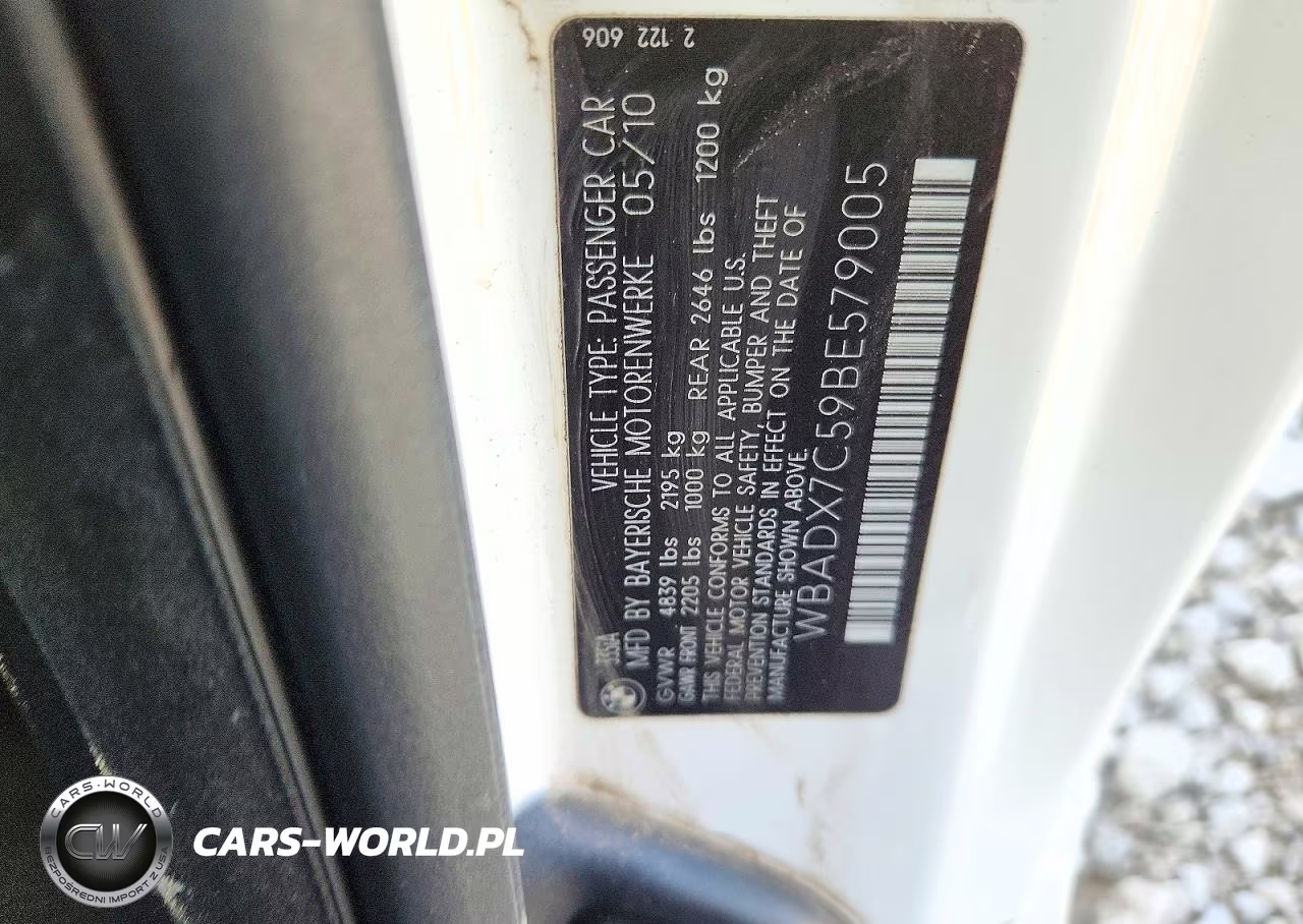 2011 BMW 335 I VIN:WBADX7C59BE579005 - 12