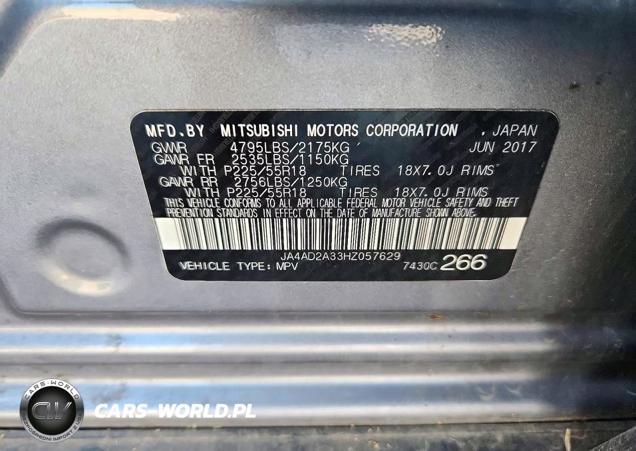 2017 Mitsubishi Outlander Es VIN:JA4AD2A33HZ057629 - 14