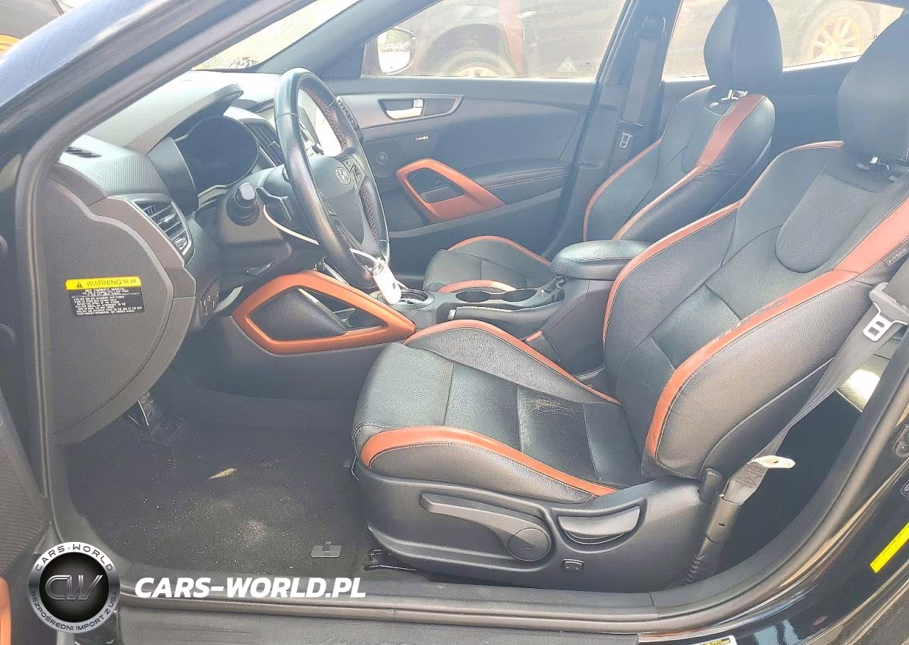 2017 Hyundai Veloster Turbo VIN:KMHTC6AE9HU309466 - 7