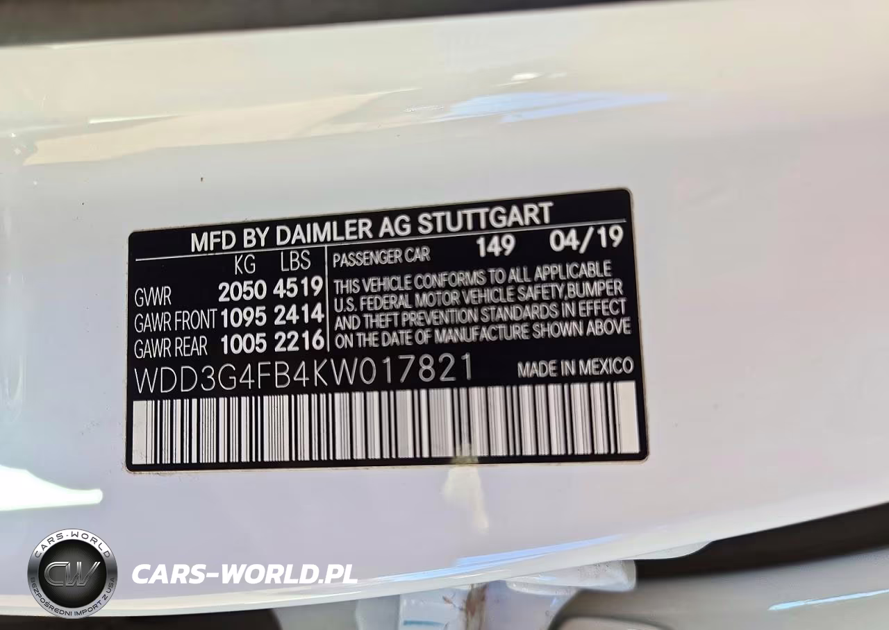 2019 Mercedes-Benz A 220 4Matic VIN:WDD3G4FB4KW017821 - 12